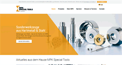 Desktop Screenshot of mpk-specialtools.de